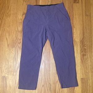 Eddie Bauer Violet Purple Women's Horizon High-rise Cropped Pants Size 4